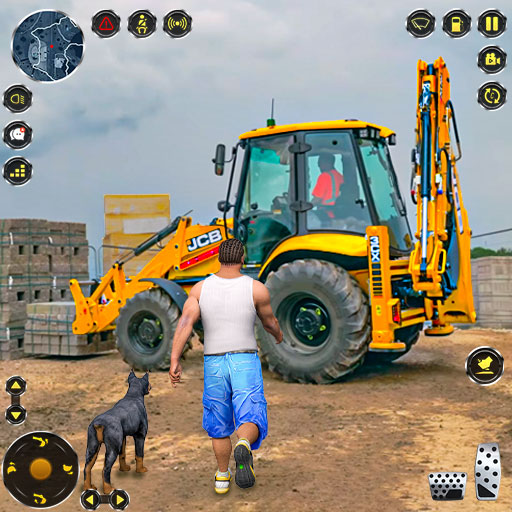 Construction Games 3D JCB Game Logo