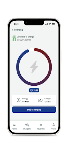Android application ChargeView screenshort