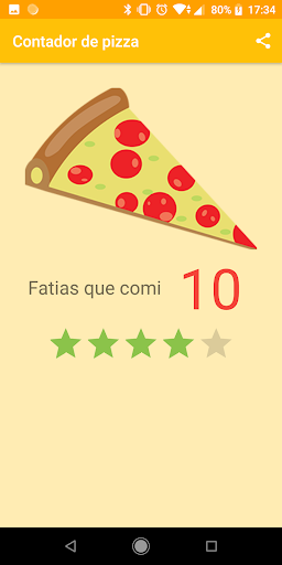 Contador de pizza Screen 2