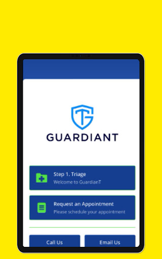 Android application GuardianT screenshort