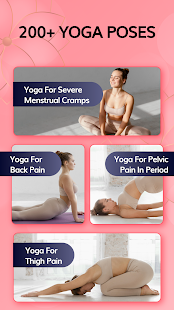 Menstrual Period Fast Pain Relief Yoga - No Cramps 1.0.4 APK screenshots 9