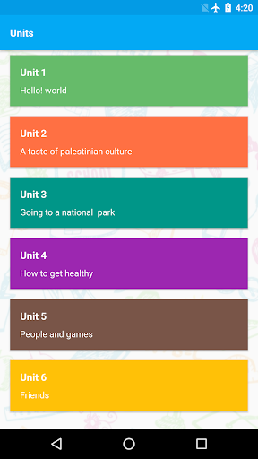 Learn English 8 part 1 Screen 2