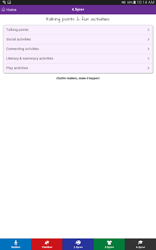Screenshot of SPEAK