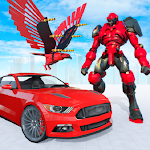 Flying Eagle Robot Car Multi Transforming Games Apk
