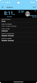 Clock, Date and Weather Widget screenshot