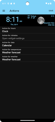 Clock, Date and Weather Widget screenshot 6