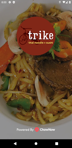 Android application Trike Thai Noodles screenshort