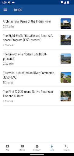 Screenshot of Explore Historic Titusville FL