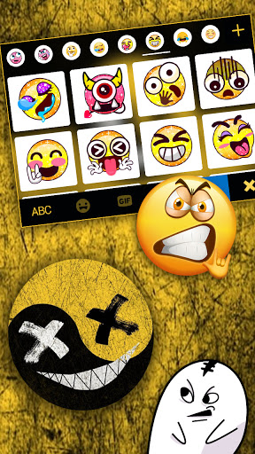 Evil Smile Emoji Keyboard Back Screen 3
