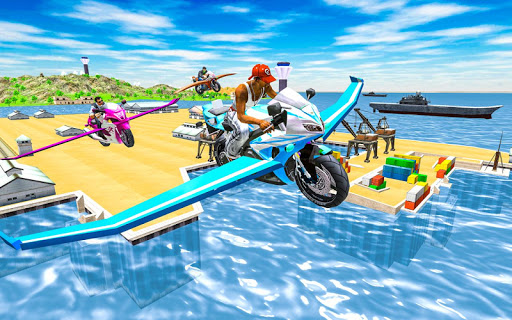 Flying Bike Game Motorcycle 3D