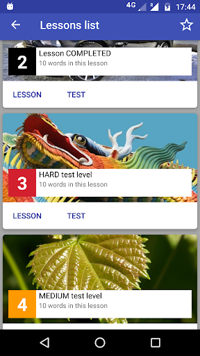 English irregular verbs Screen 2