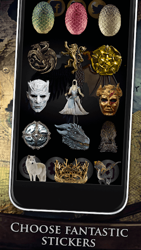 Thrones Photo Stickers
