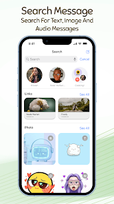Captura de Pantalla 5 Message OS16 - Color Messenger android