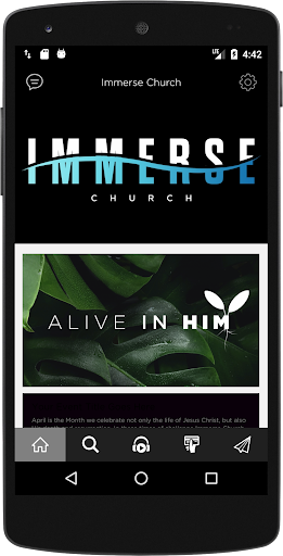 Android application Immerse Church screenshort