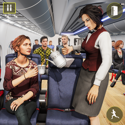 Virtual Air Hostess  Simulator  Icon