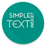 Cover Image of Download Simple Text Widget (Any Text) 3.2 APK