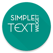Simple Text Widget (Any Text)  Icon