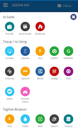 ZHEDIN PAY Screen 2