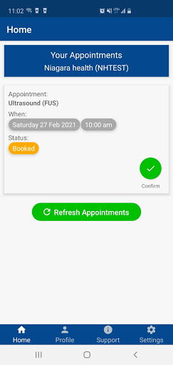 Android application Appt. Manager screenshort