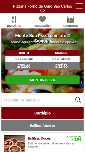 Pizzaria Forno de Ouro Screen 2