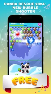 Panda Rescue Bubble Shooter
