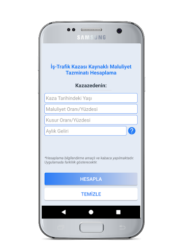 İş-Trafik Kazası Tazminat Hesa Screen 2