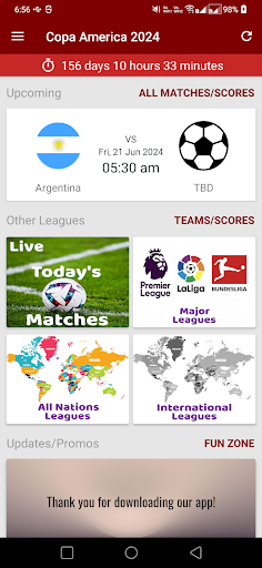 Android application Futsal 2024 Scores screenshort