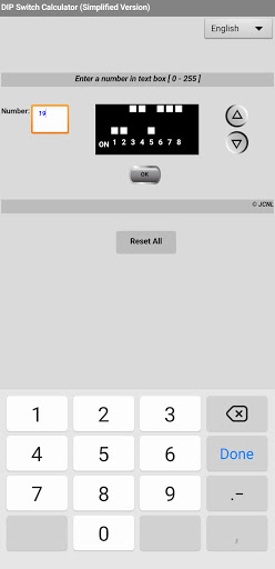 DIP Switch Calc Lite Screen 2