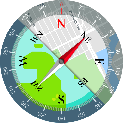Digital Compass Map 360 1.4 Icon
