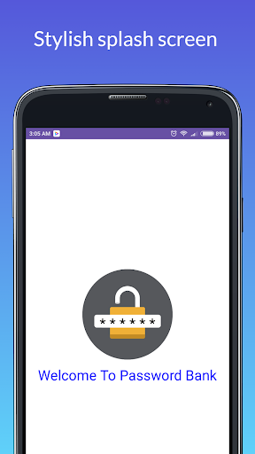 Android application Password Bank screenshort