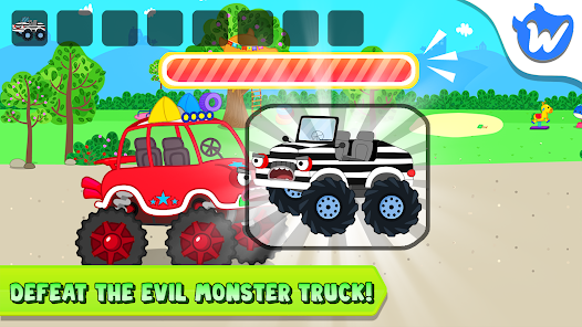 Wolfoo Monster Truck Police  screenshots 3