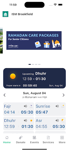 Android application ISM Brookfield screenshort