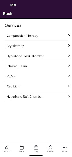 Healthspan Recovery Screen 2