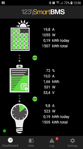 Android application 123\SmartBMS screenshort