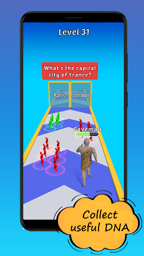 Quiz Evolution Run Screen 3