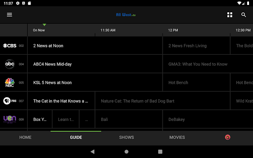 Screenshot of All West.tv