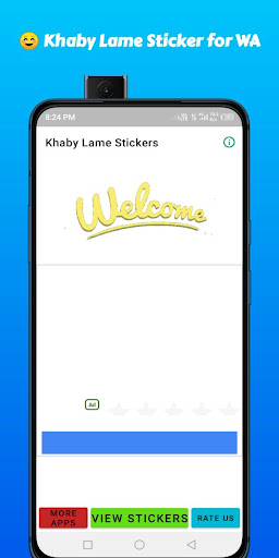 Android application Khaby Lame sticker for WA screenshort