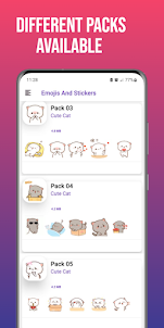 Animated Cute Cat Stickers Whp