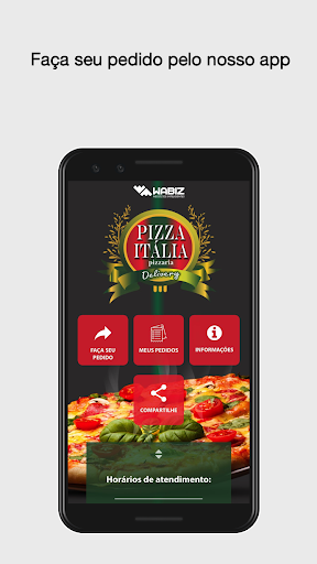 Android application Pizza Itália Sta Gertrudes screenshort