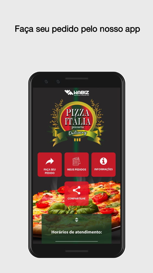 Android application Pizza Itália Sta Gertrudes screenshot
