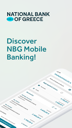 Android application NBG Mobile Banking screenshort
