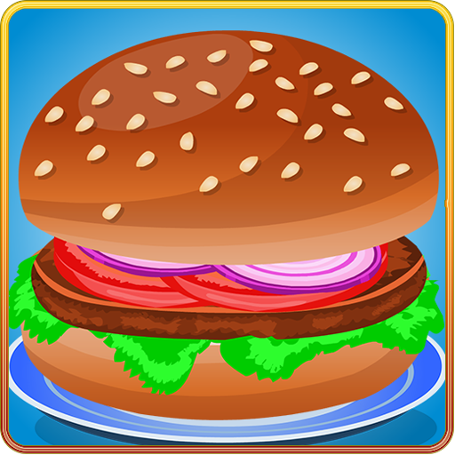 Cooking Tasty Hamburger logo