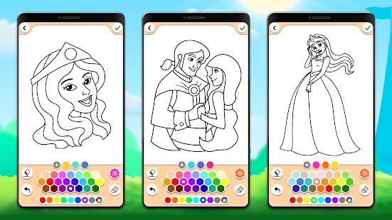 Princess Coloring Game  Screenshots 23