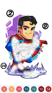 Superhero Coloring : ASMR Book