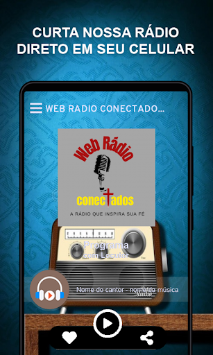 Android application Web Radio Conectados screenshort