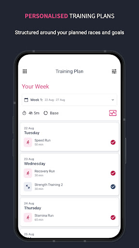 Android application Coached screenshort
