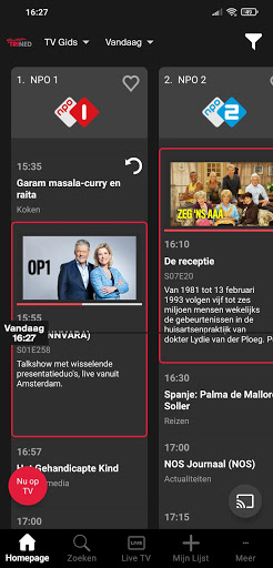 TriNed TV App Screen 3