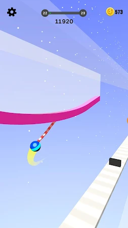 Game screenshot Rope Ball 3D hack
