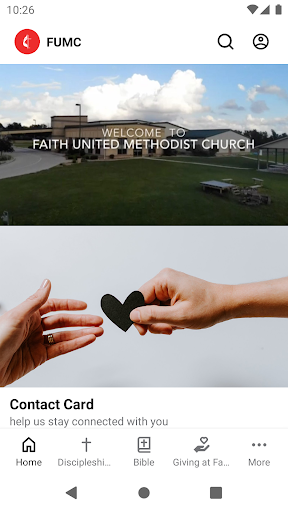 Android application Ashland Faith Church screenshort