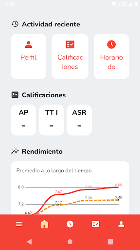 SAES para Alumnos Screen 3